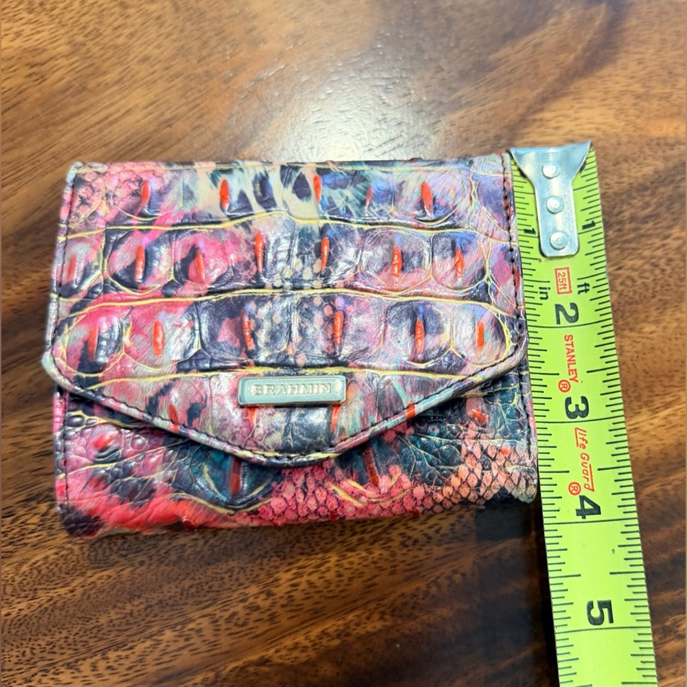 BRAHMIN Veronica SHAPESHIFTER Melbourne Genuine Leather Trifold Wallet NWOT - Picture 15 of 17